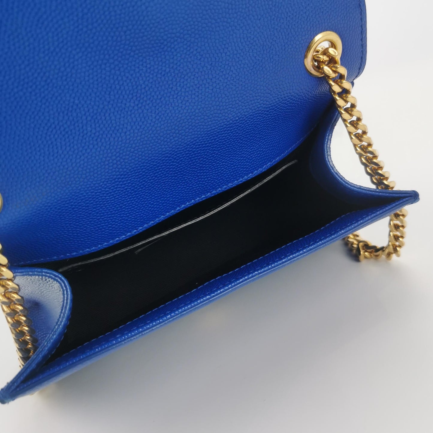 Saint Laurent - Kate - Grained Leather - Blue - (mini)