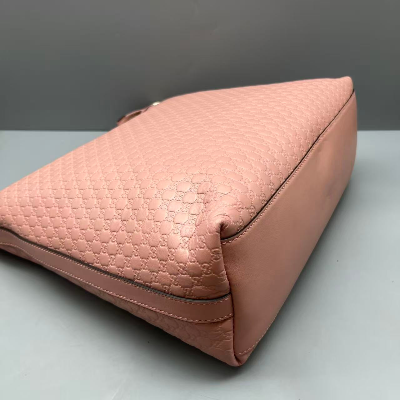 Gucci - Microguccissima Tote Bag - Leather - Pink - (medium)
