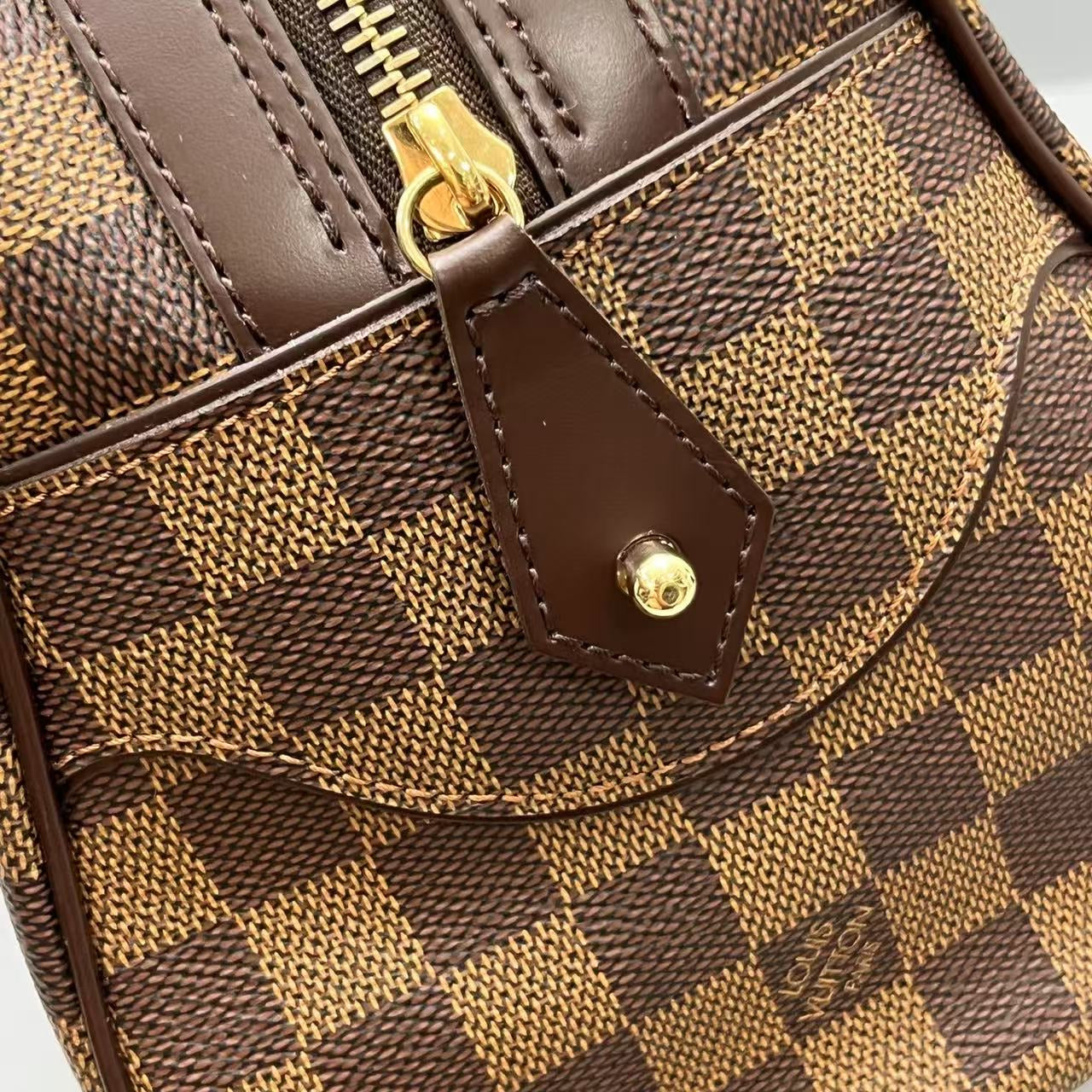 Louis Vuitton - Spondini - Damier Ebene coated canvas with leather trim - Brown - (Medium)