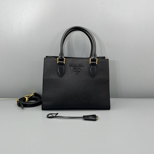 Prada - Galleria - Saffiano leather - Black - (Small)