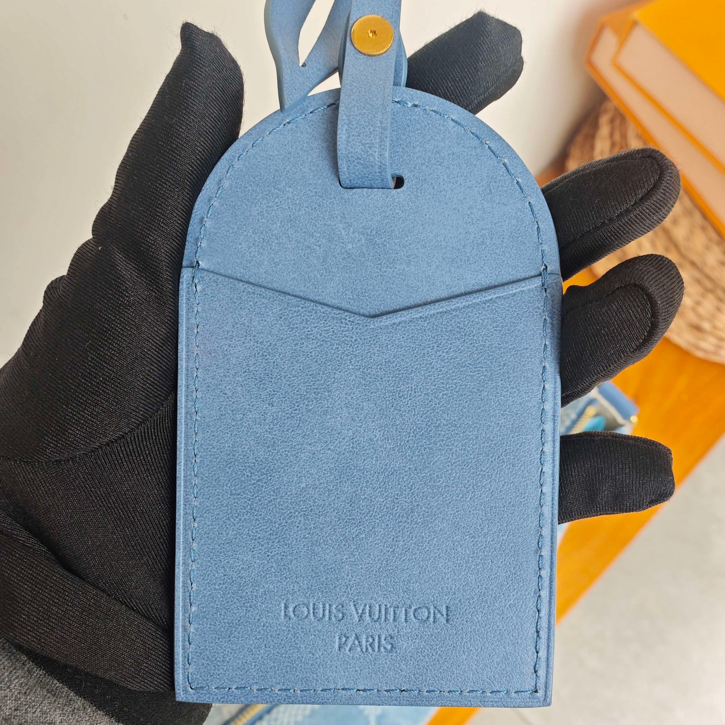 Louis Vuitton - Vagabond Hobo Bag - Denim cotton canvas with leather trim - Blue - (medium)