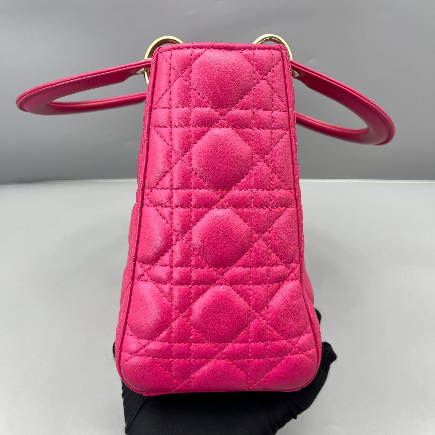 Dior - Lady Dior - Lambskin leather - Pink - (medium)