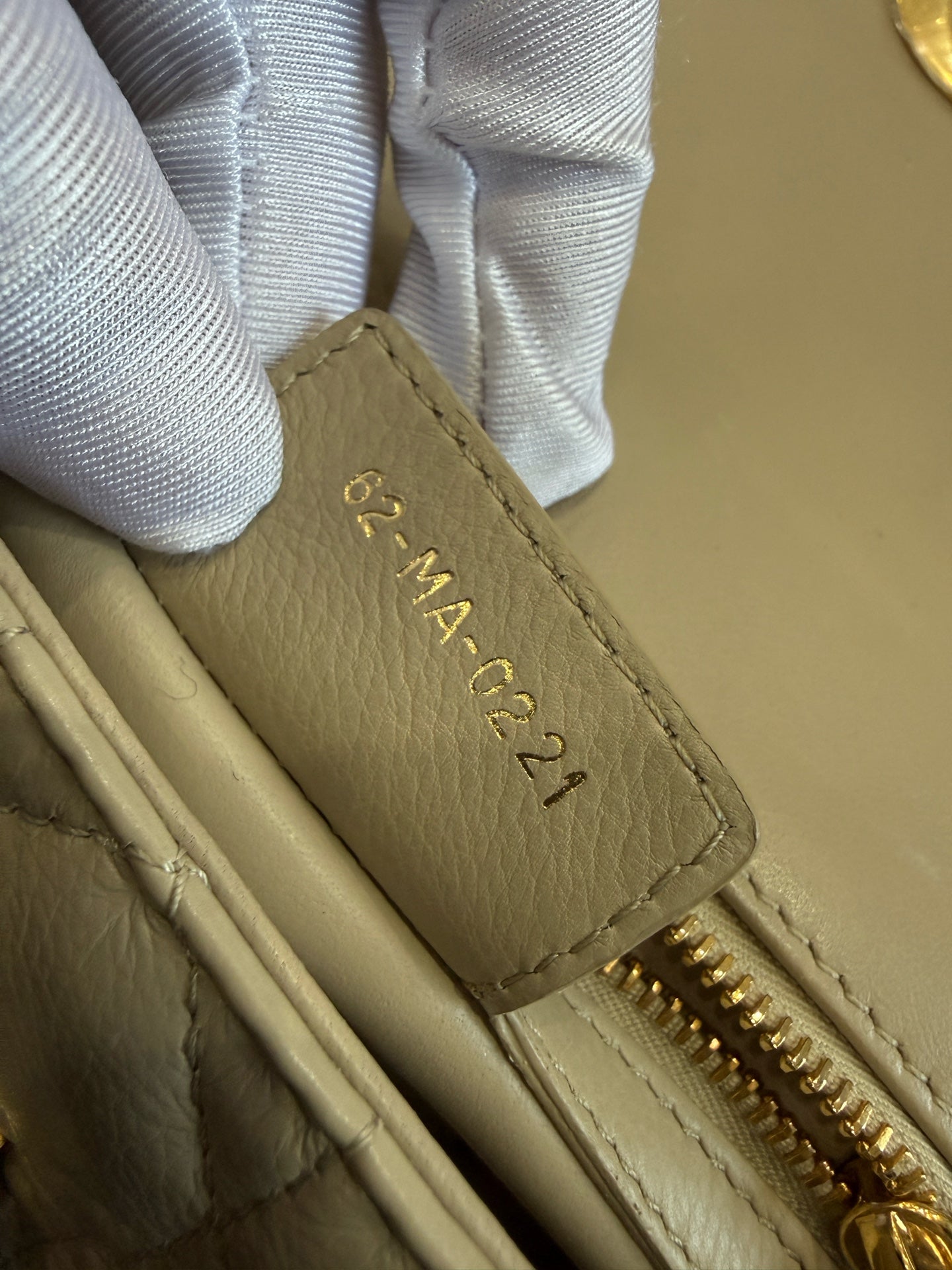 Dior - Caro Small - Calfskin leather - Beige - (small)
