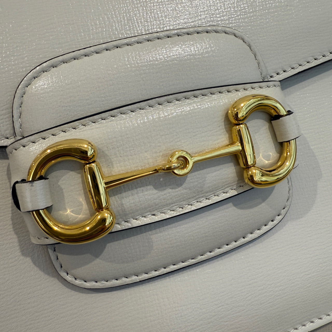 Gucci - Horsebit 1955 Shoulder Bag - Leather - White - (Medium)