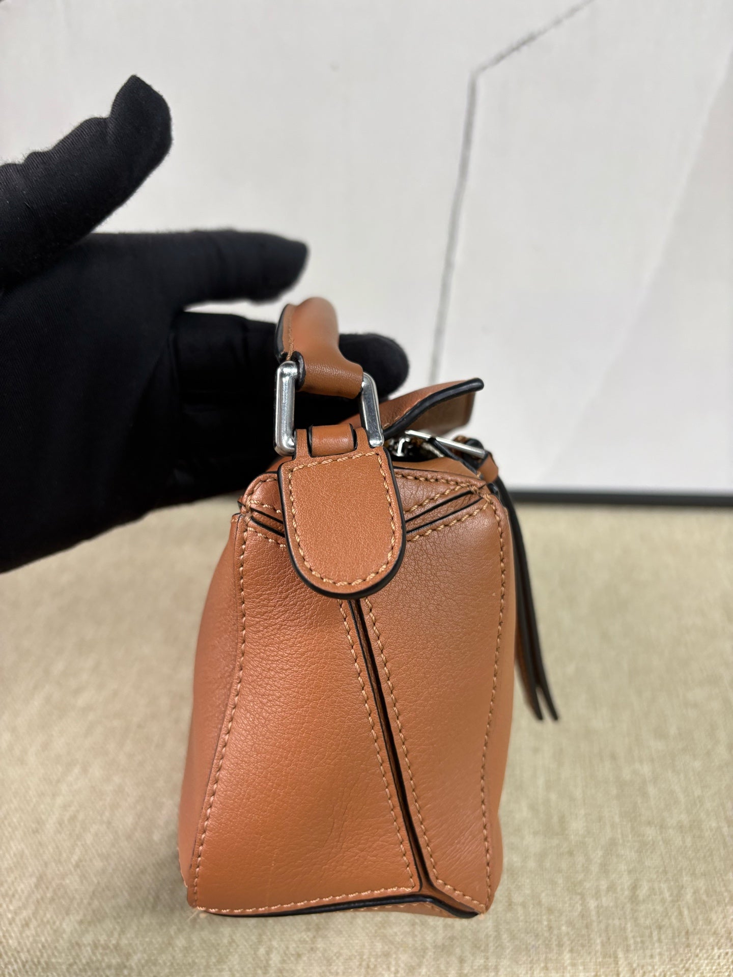 Loewe - Puzzle Bag Mini - Cowhide leather - Caramel - (mini)