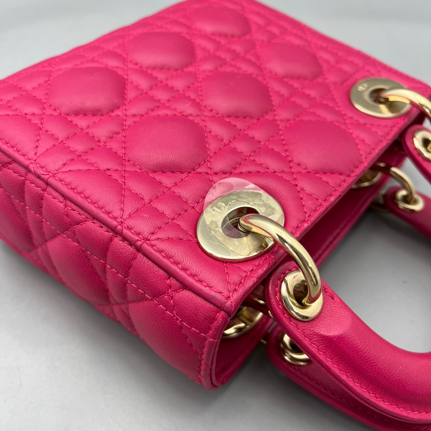 Dior - Lady Dior - Lambskin leather - Pink - (Mini)