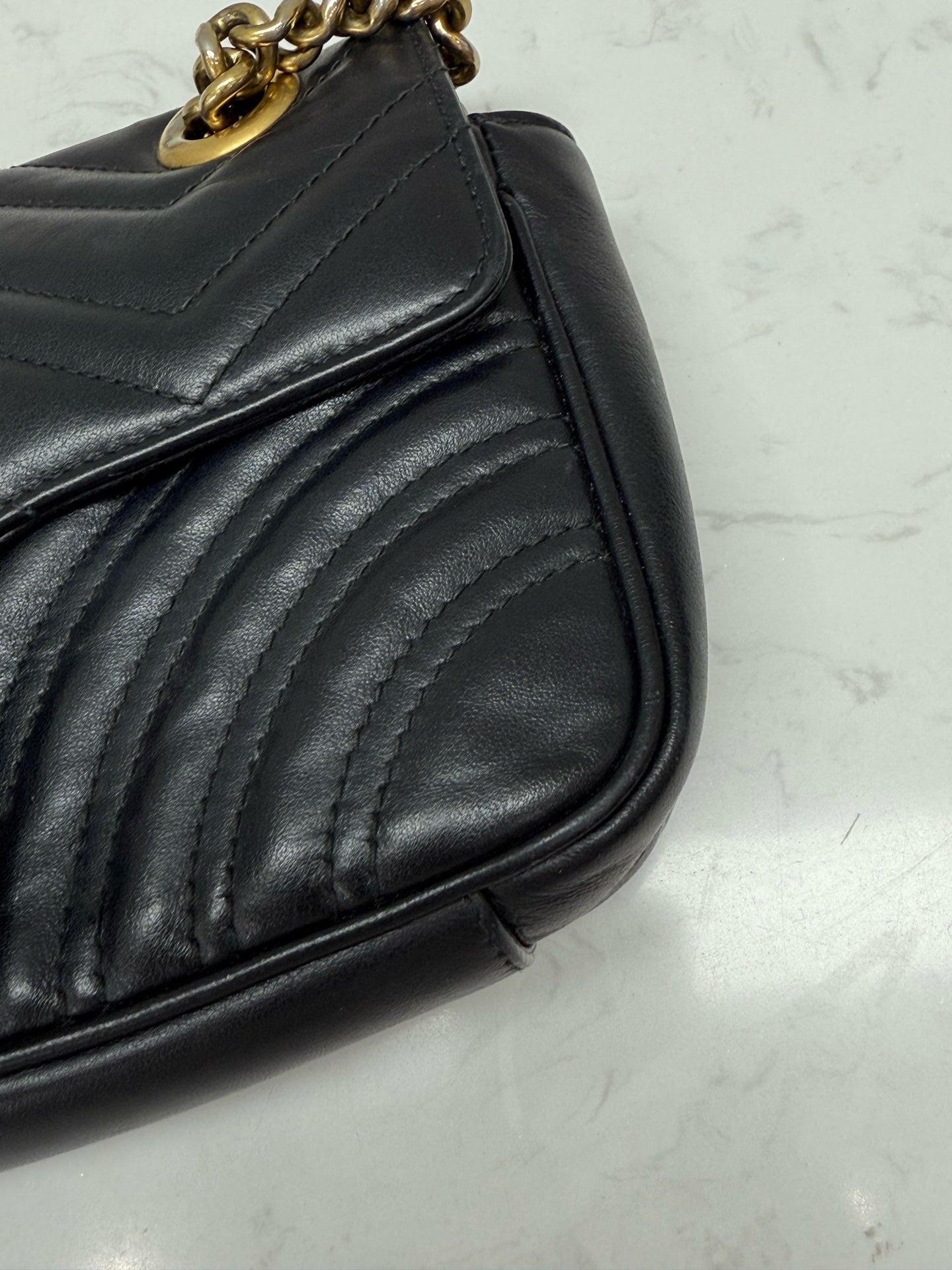 Gucci - Marmont 22 - Leather - Black - (mini)