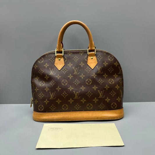 Louis Vuitton - Alma PM - Monogram canvas with Vachetta leather trim - Brown - (Medium)
