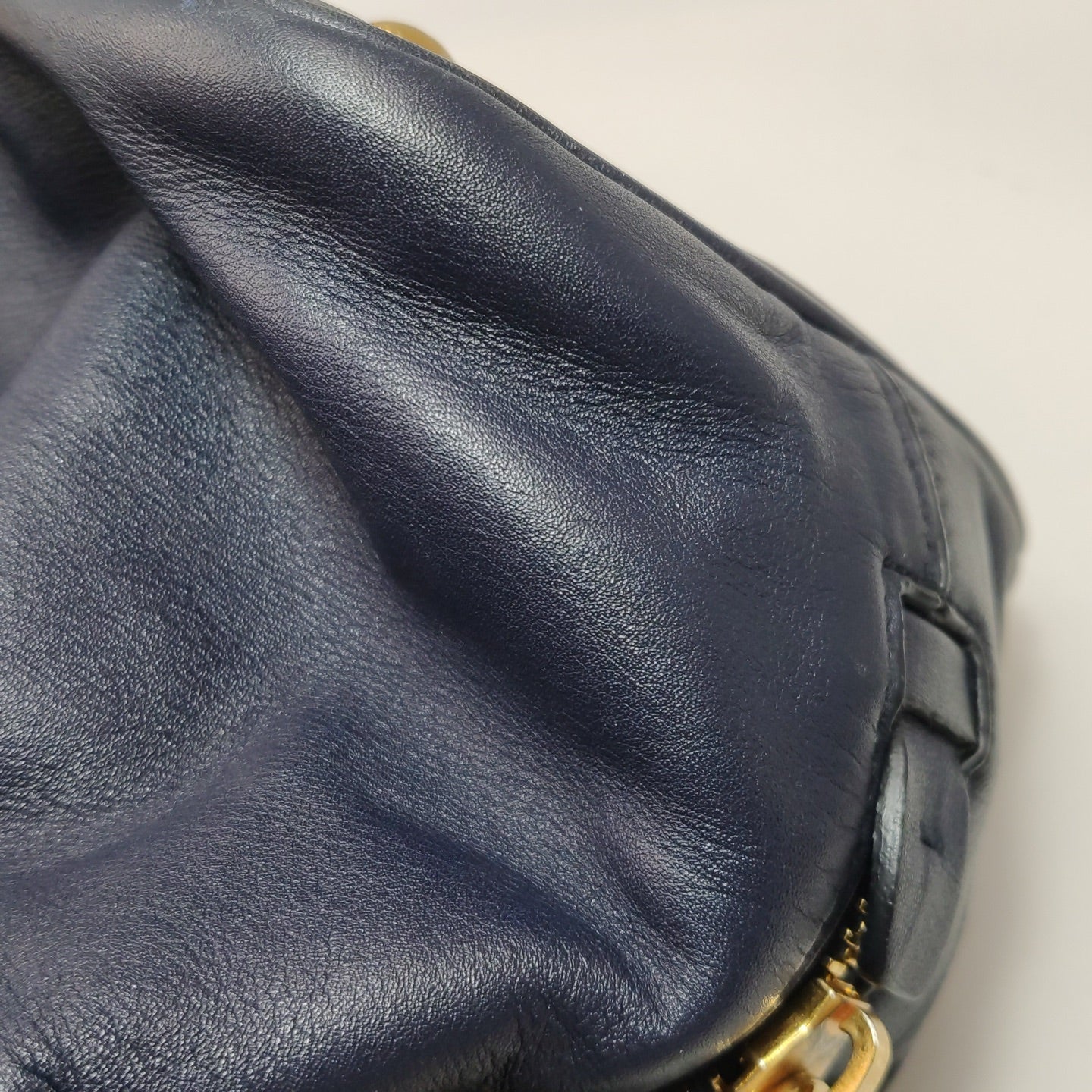 Prada - BN1713 - Cowhide leather - Navy - (large)