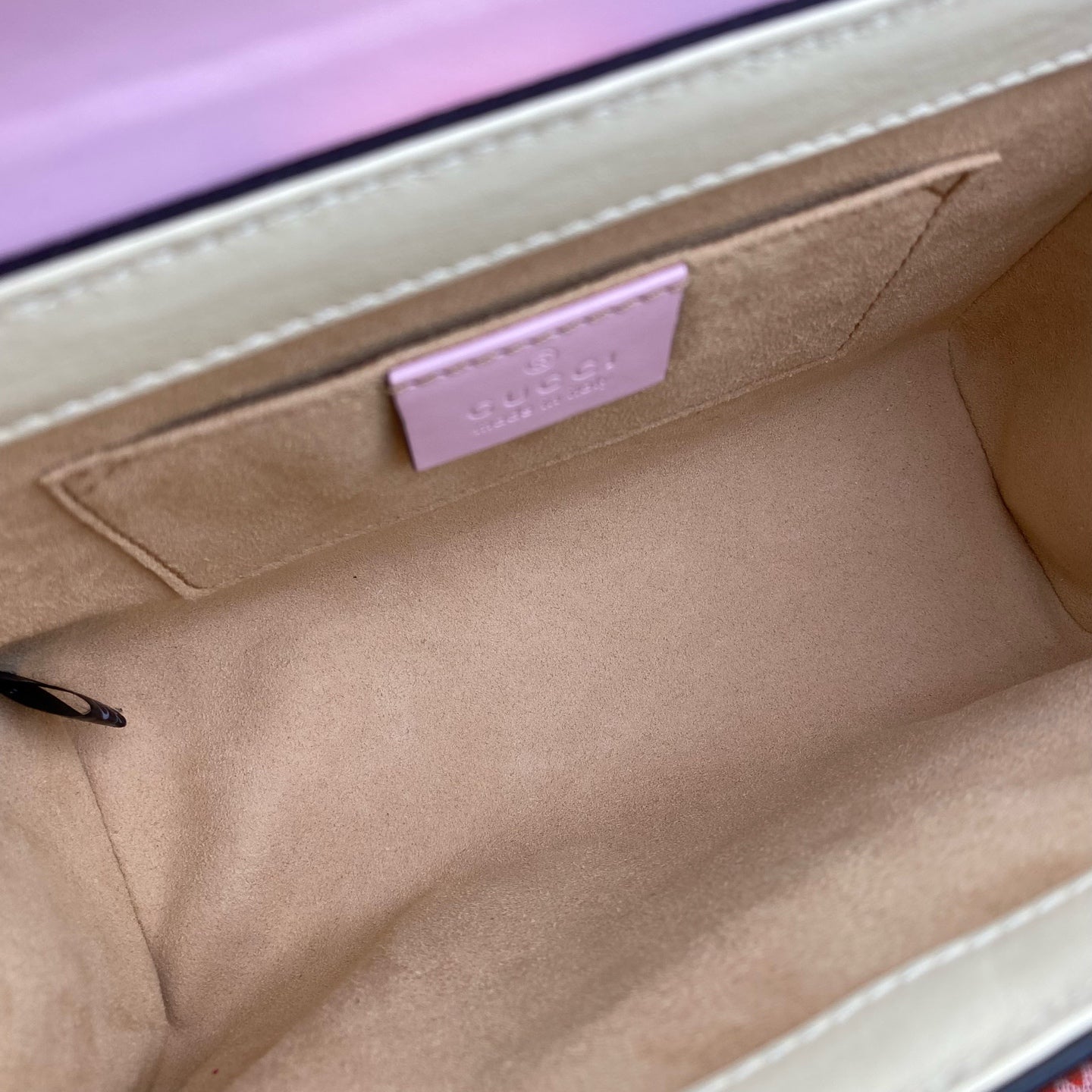 Gucci - Padlock Pink Apple Heart Limited Edition - GG Supreme canvas with leather trim - Multicolour - (small)