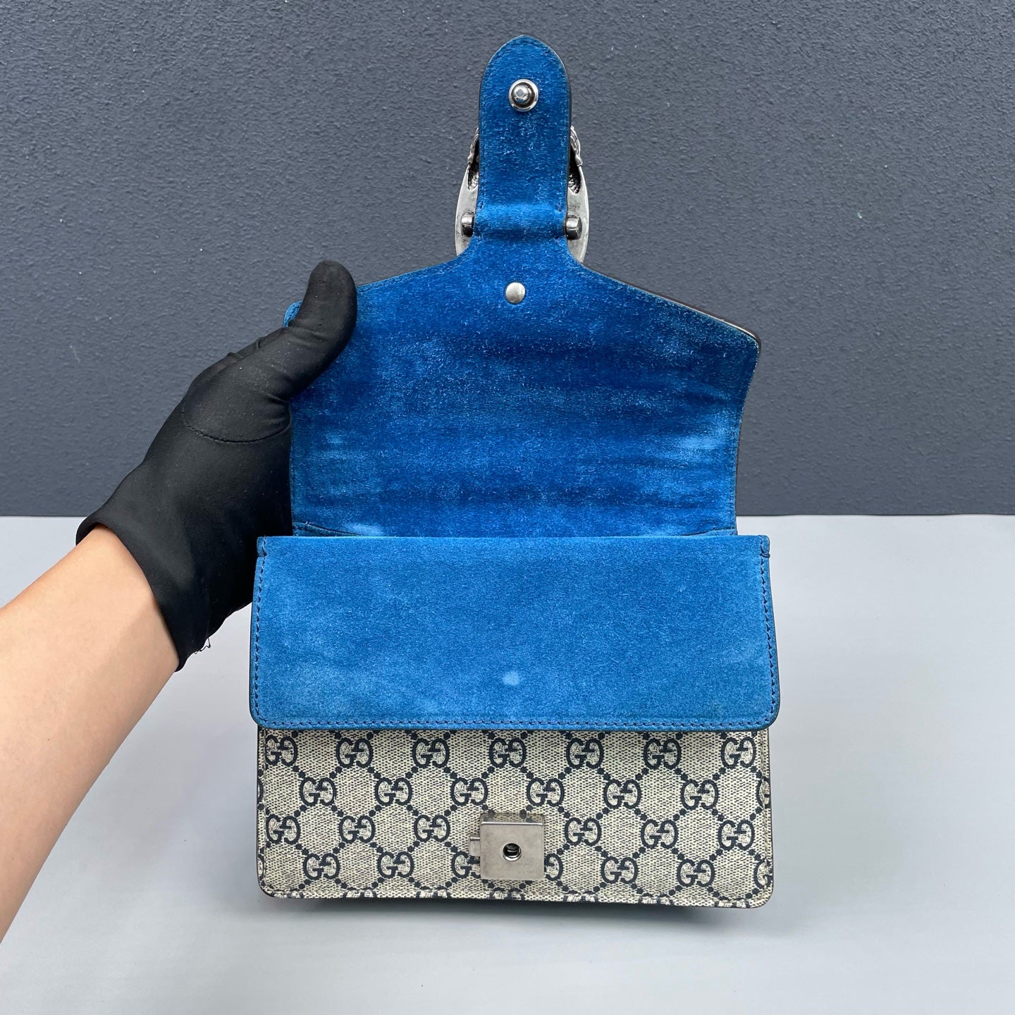 Gucci - Dionysus Small Shoulder Bag - GG Supreme coated canvas with suede and leather trim - Multicolour - (small)