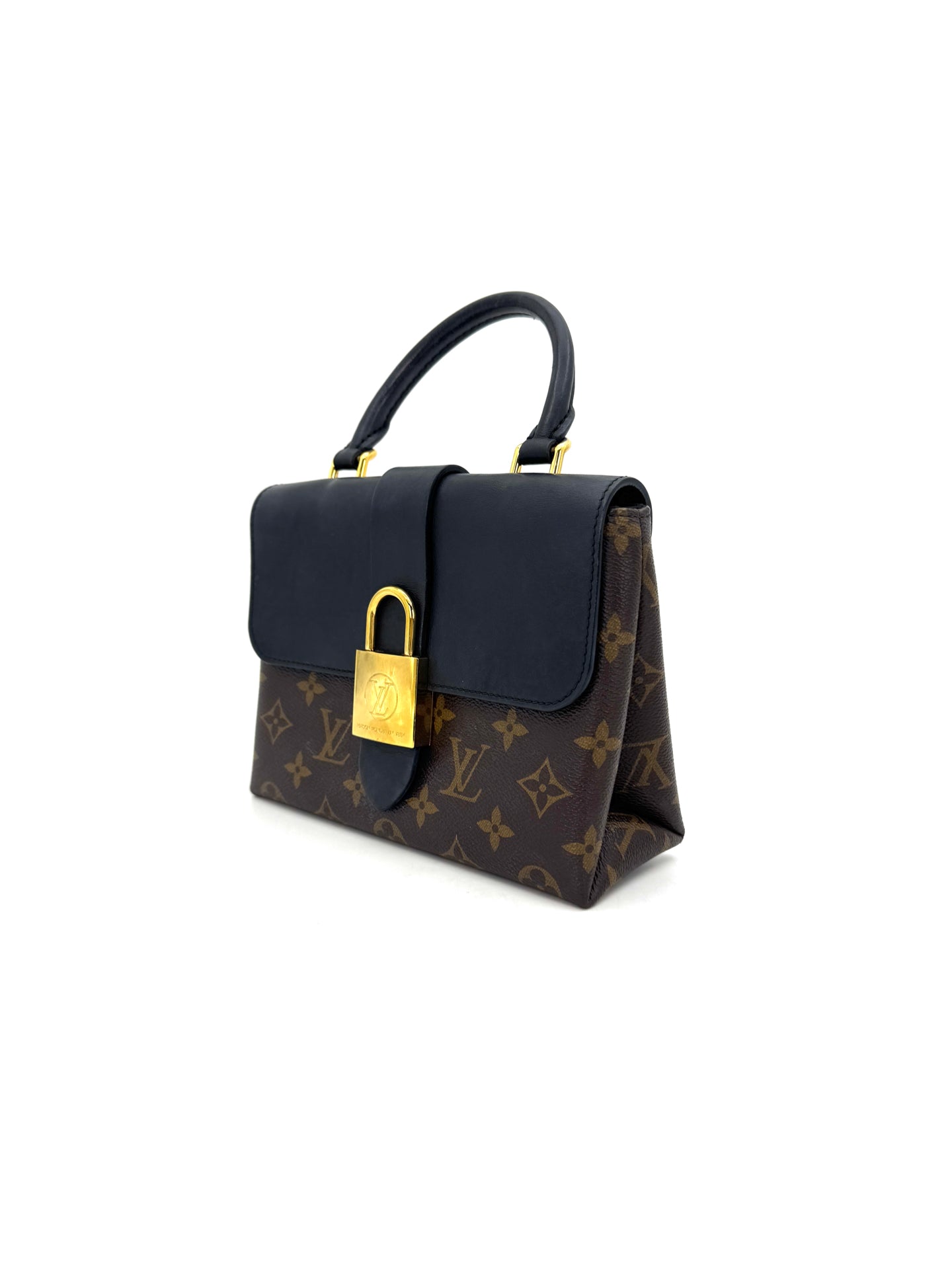 Louis Vuitton - Locky BB - Monogram coated canvas with black cowhide leather trim - Black - (small)