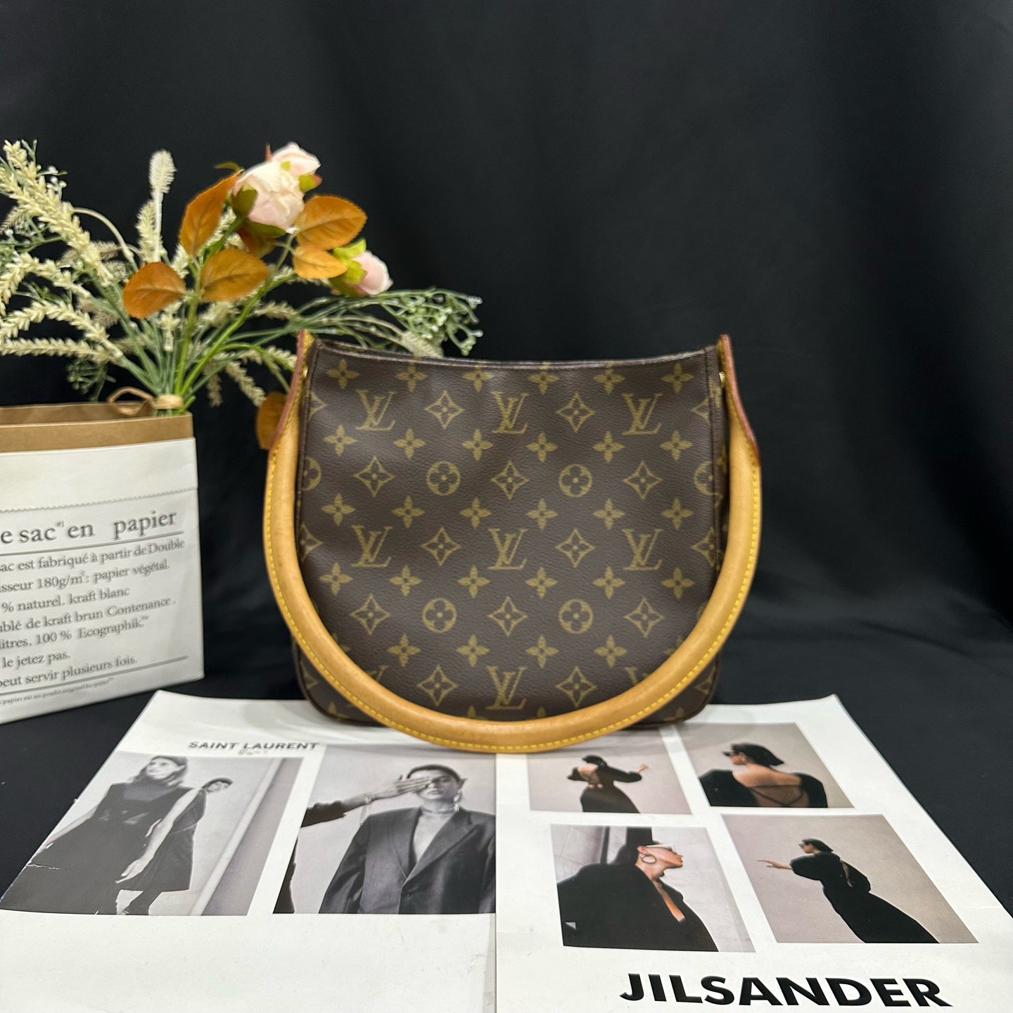 Louis Vuitton - Loop Bag - Monogram canvas with Vachetta leather trim - Brown - (Medium)