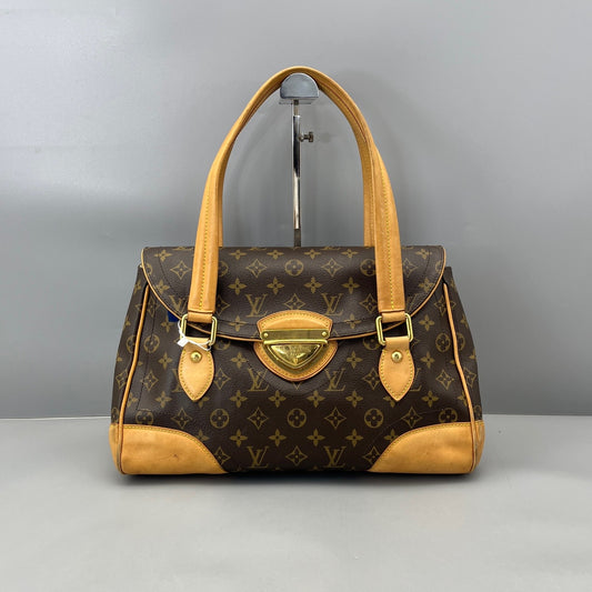 Louis Vuitton - Golden Shield Handbag - Monogram coated canvas with Vachetta leather trim - Brown - (Medium)
