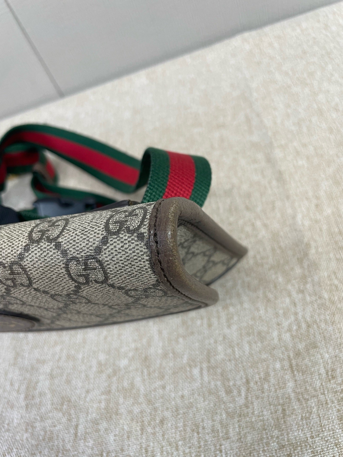 Gucci - GG Supreme Feline Head Belt Bag - Coated canvas with leather trim - Brown - (medium)
