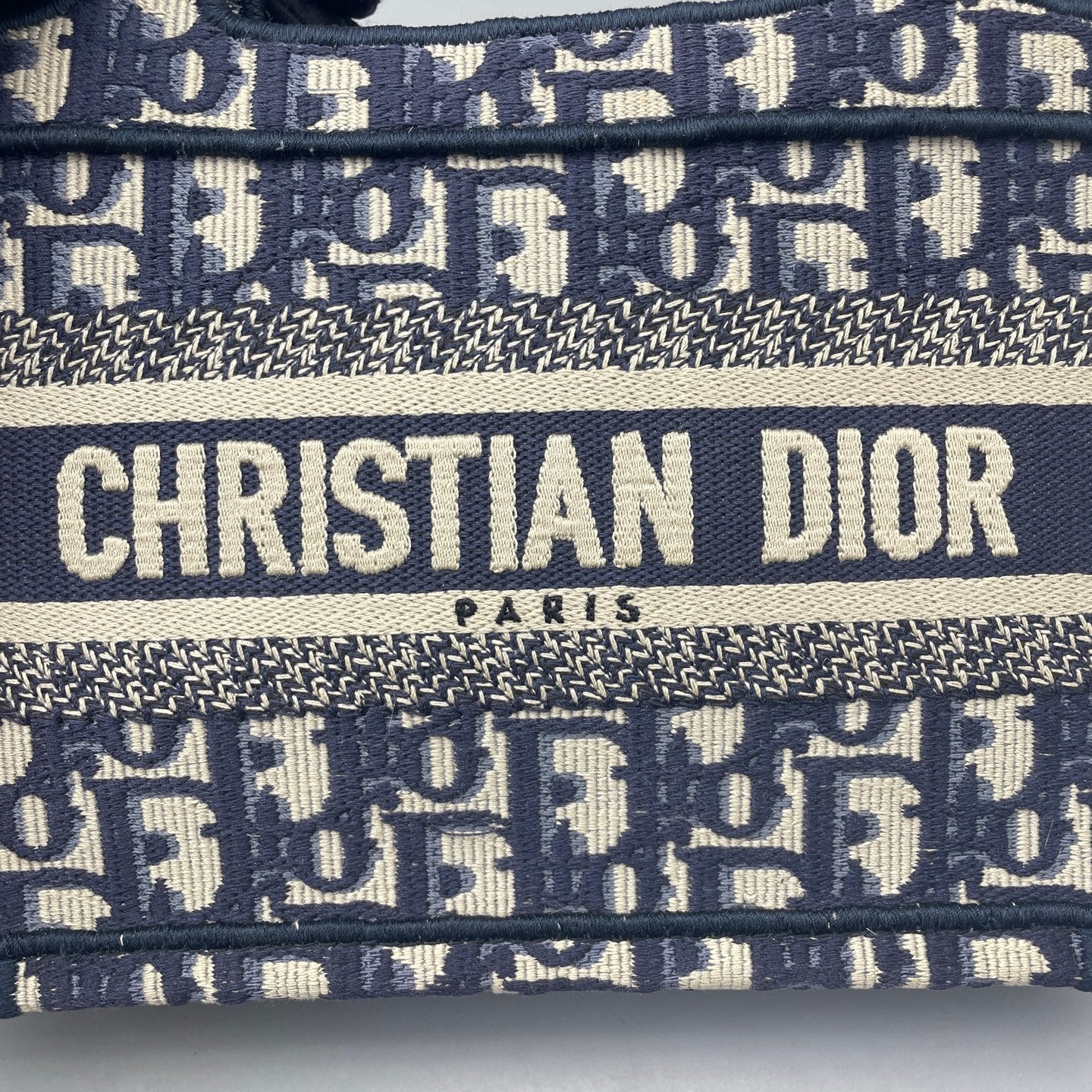 Dior - Book Tote Mini - Cloth - Blue - (mini)