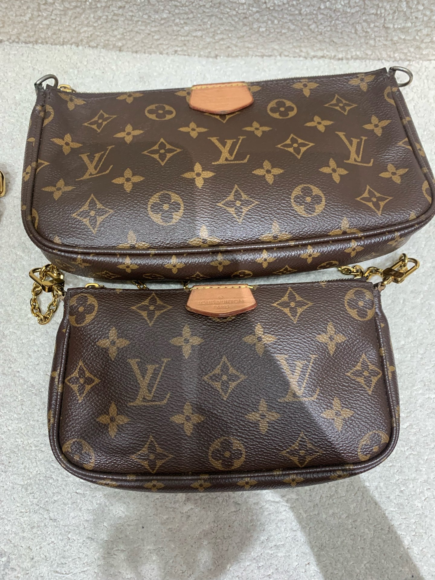 Louis Vuitton - Multi Pochette Accessoires - Monogram coated canvas with natural vachetta leather trim - Brown - (Medium)