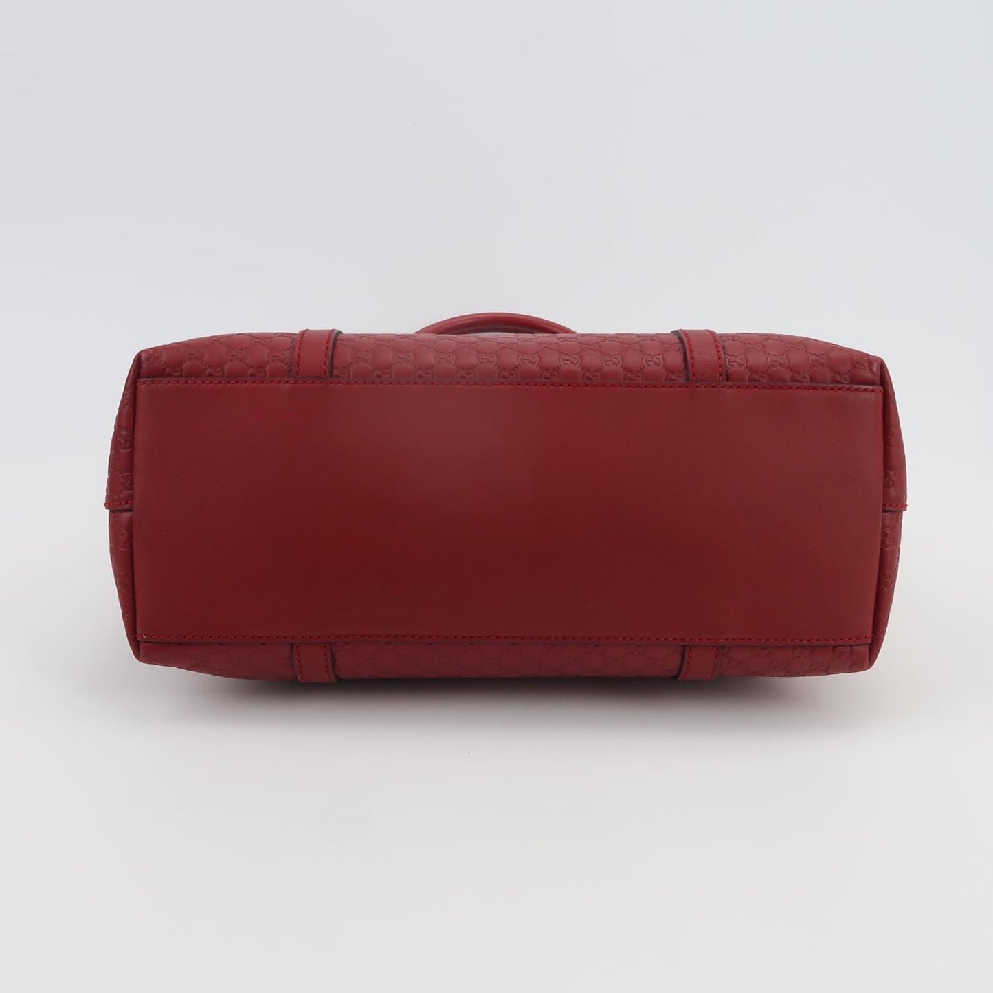 Gucci - Gucci Microguccissima Leather Top Handle Tote Bag 449656 - Leather - Red - (medium)