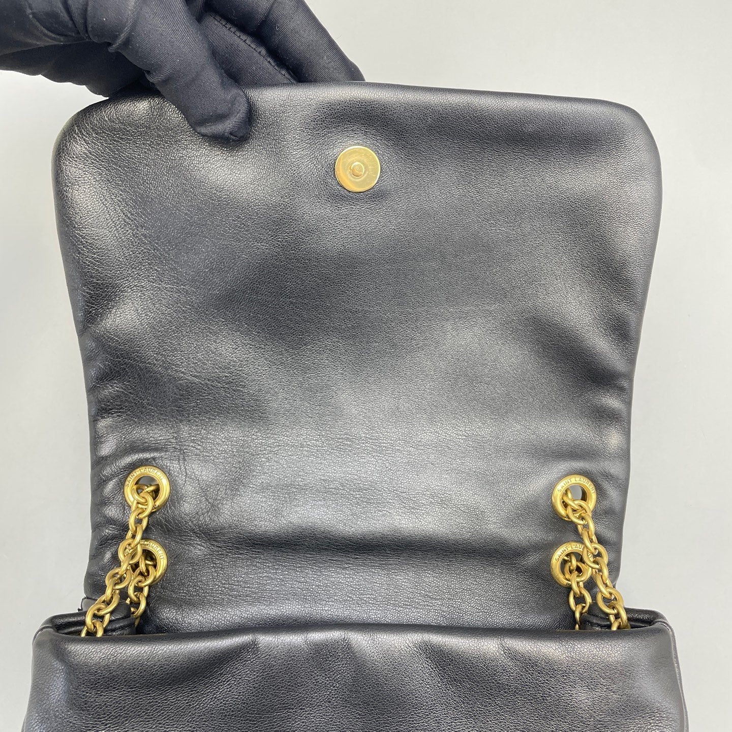 Saint Laurent - Jamie Chain Bag - Lambskin leather - Black with Gold-Tone Hardware - (small)