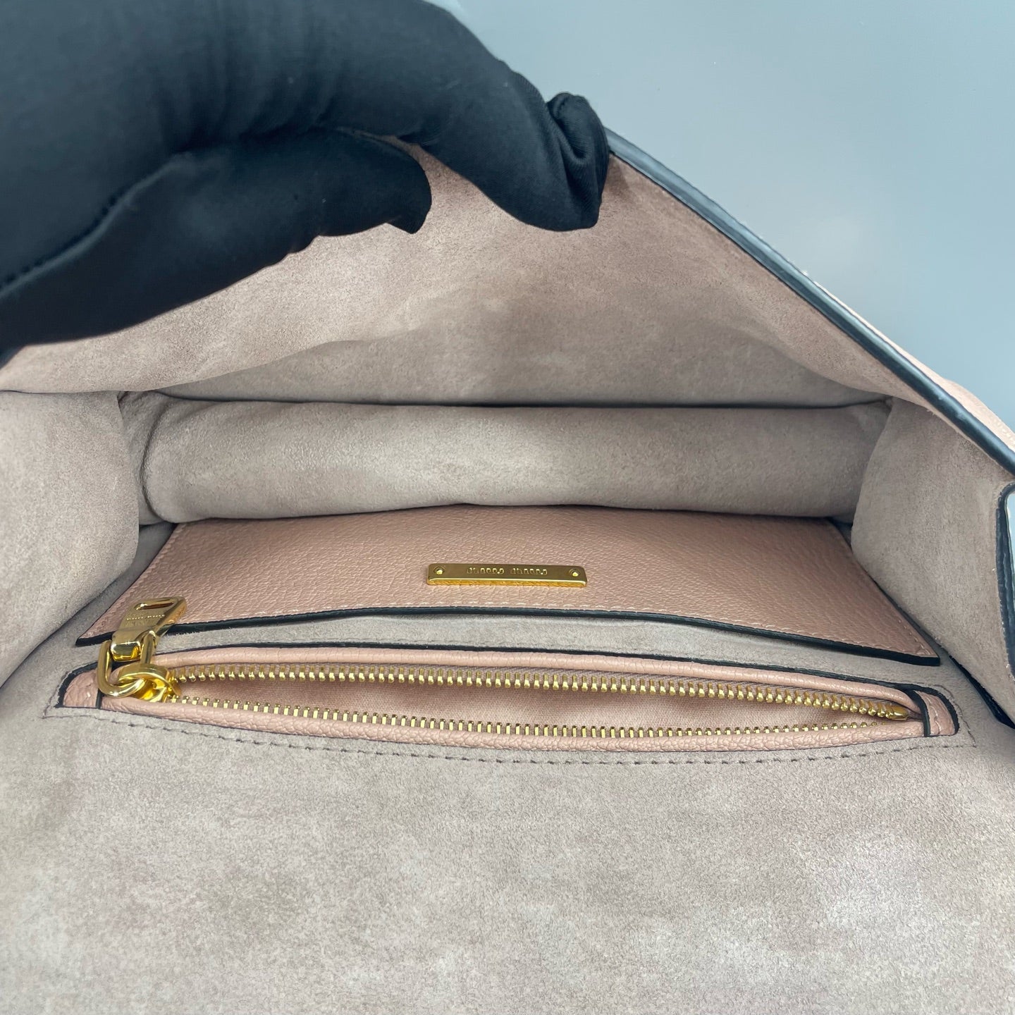 Miu Miu - Gemstone Shoulder Bag - Leather - Pink - (small)