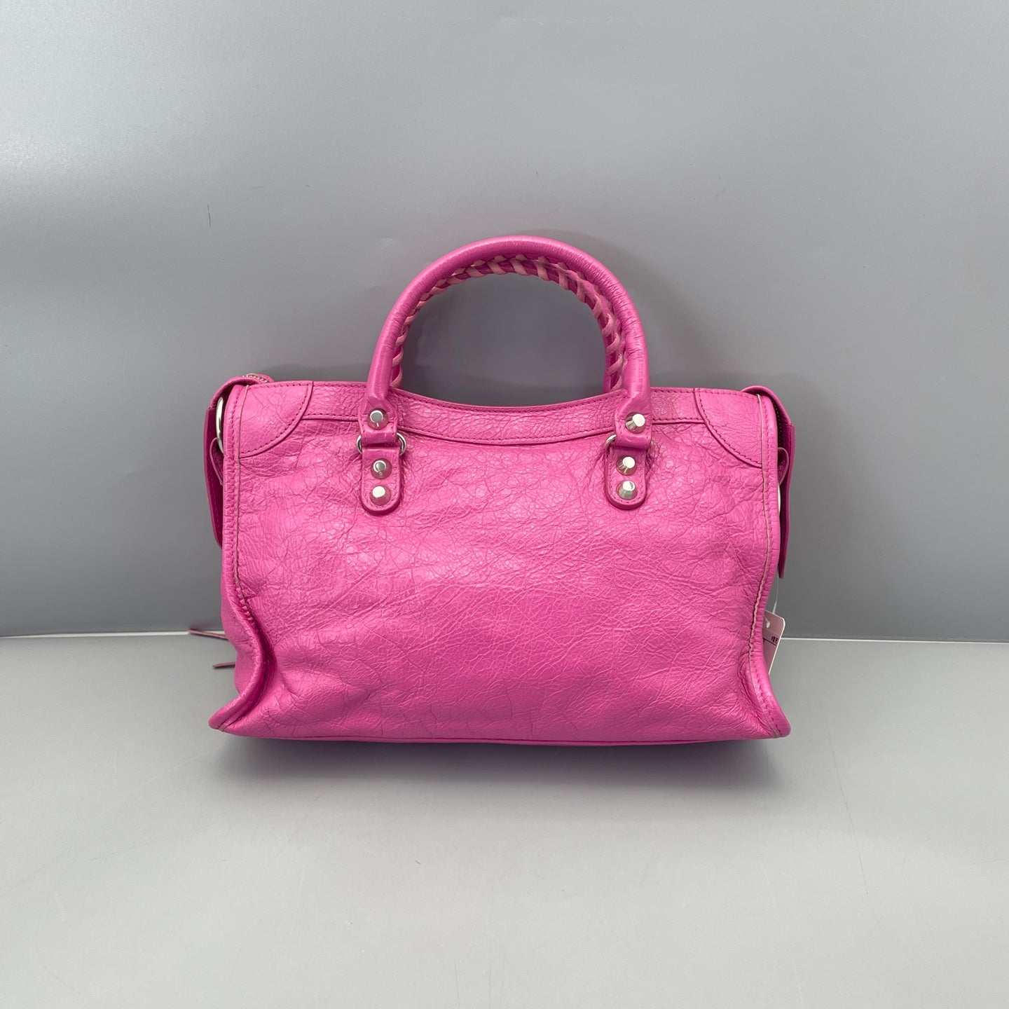 Balenciaga - City Bag - Distressed lambskin leather - Pink - (small)