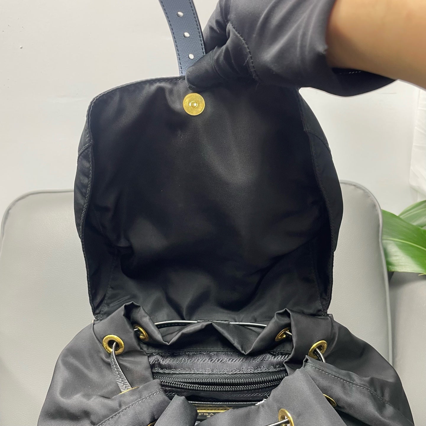 Prada - Nylon Robot Backpack - Nylon with Saffiano Leather accents - Black with Multicolour Accents - (Medium)