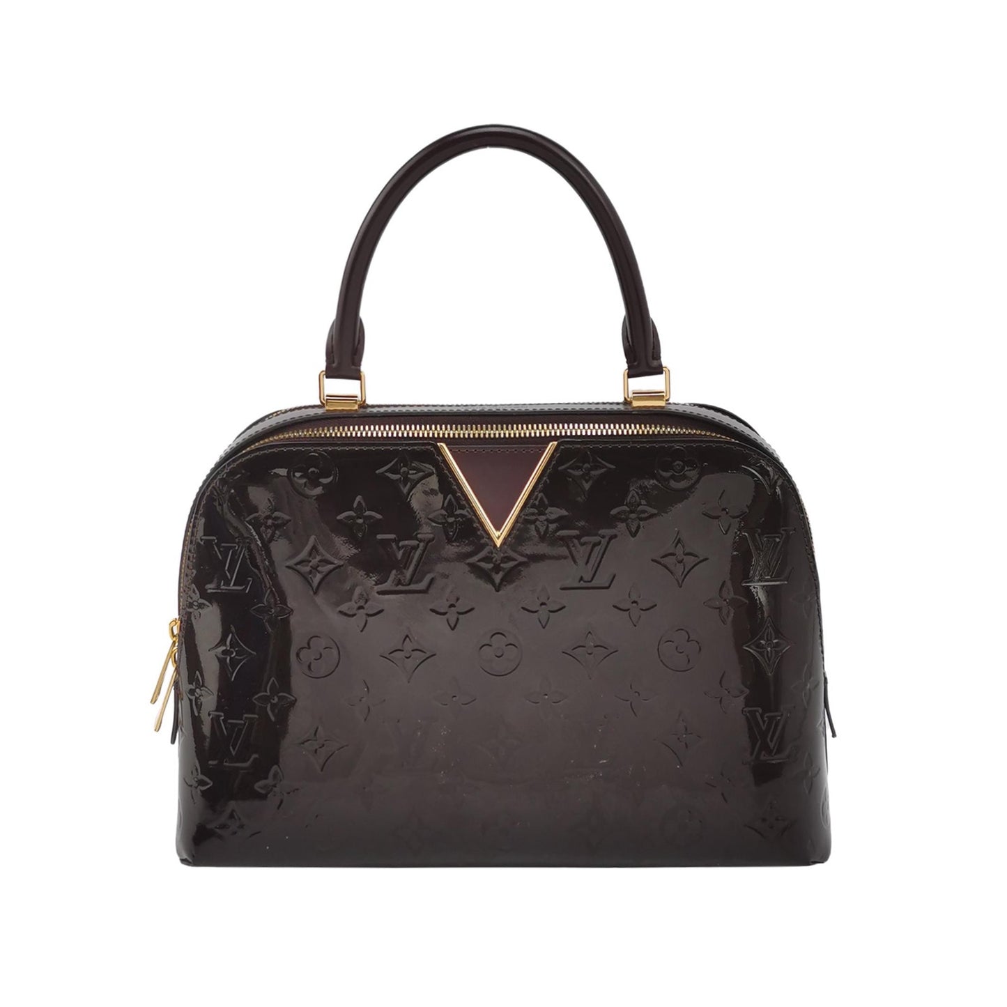 Louis Vuitton - Melrose - Patent leather - Burgundy - (Medium)