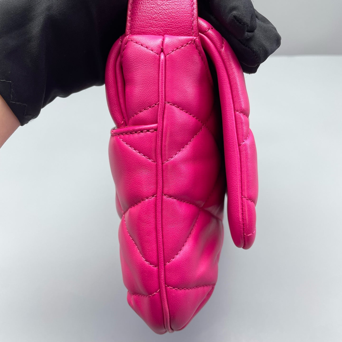 Saint Laurent - Le 57 Hobo Bag - Lambskin leather - Pink - (Medium)