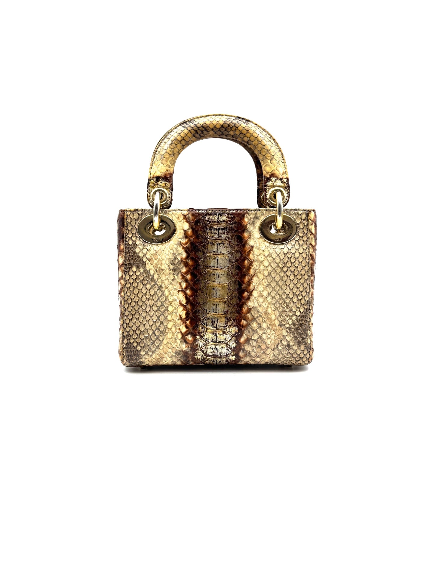 Dior - Lady Dior Mini - Exotic leathers - Python - Multicolour - (mini)