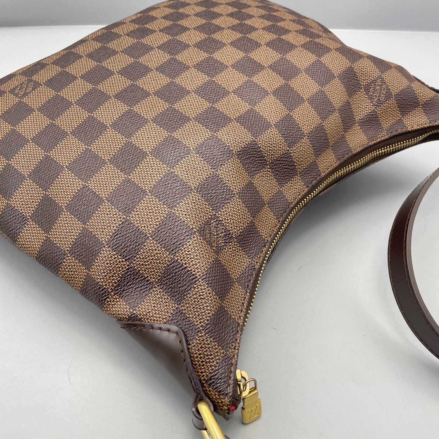 Louis Vuitton - Hobo Crossbody Bag - Damier Ebène coated canvas with leather trim - Brown - (medium)