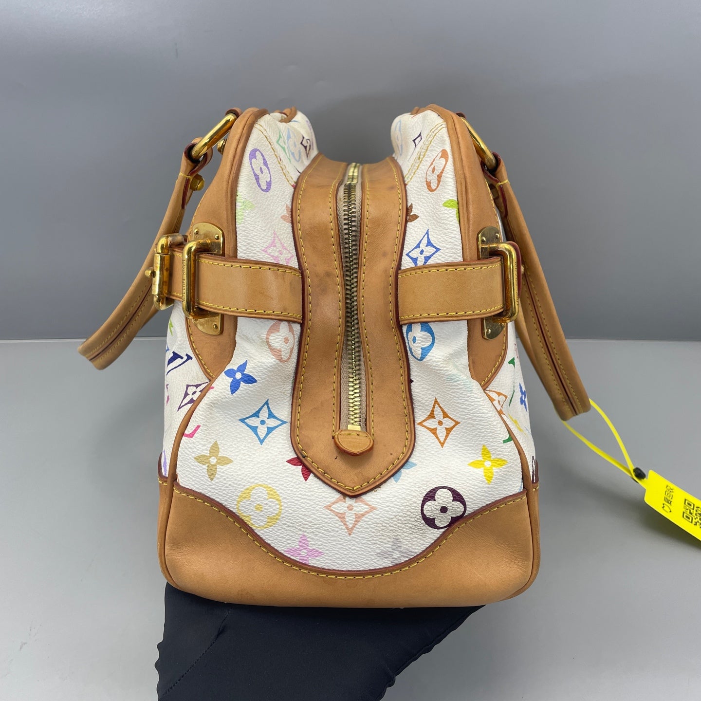 Louis Vuitton - Rita Top Handle Bag - Coated canvas and natural cowhide leather - Multicolour - (Large)