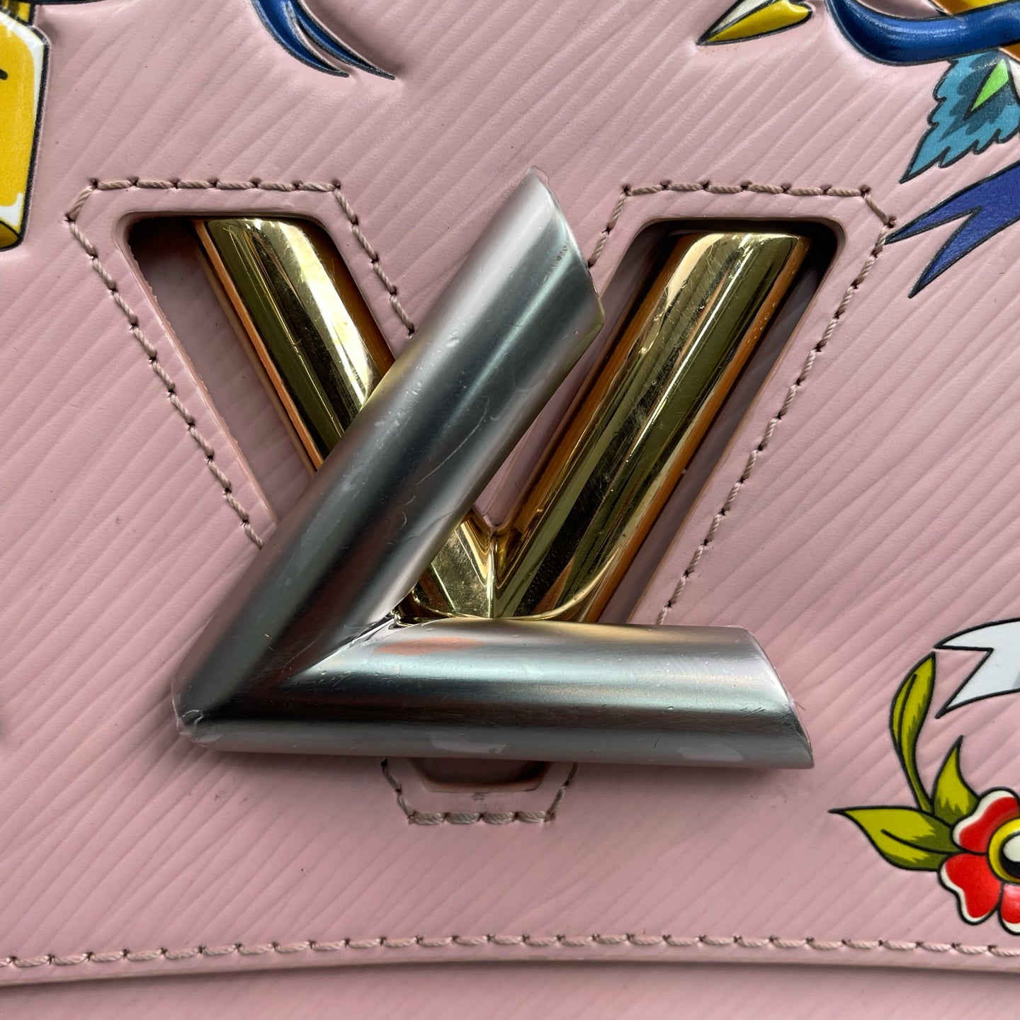 Louis Vuitton - Twist MM Tattoo - Leather - Pink - (Medium)