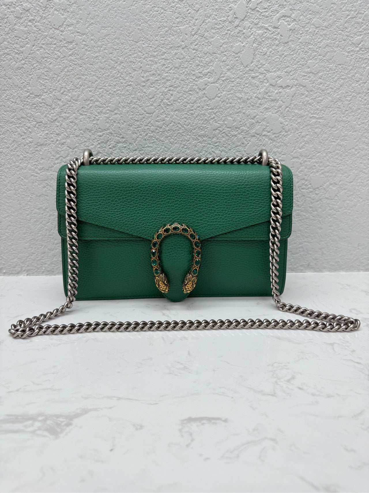 Gucci - Dionysus - Pebbled leather - Green - (medium)