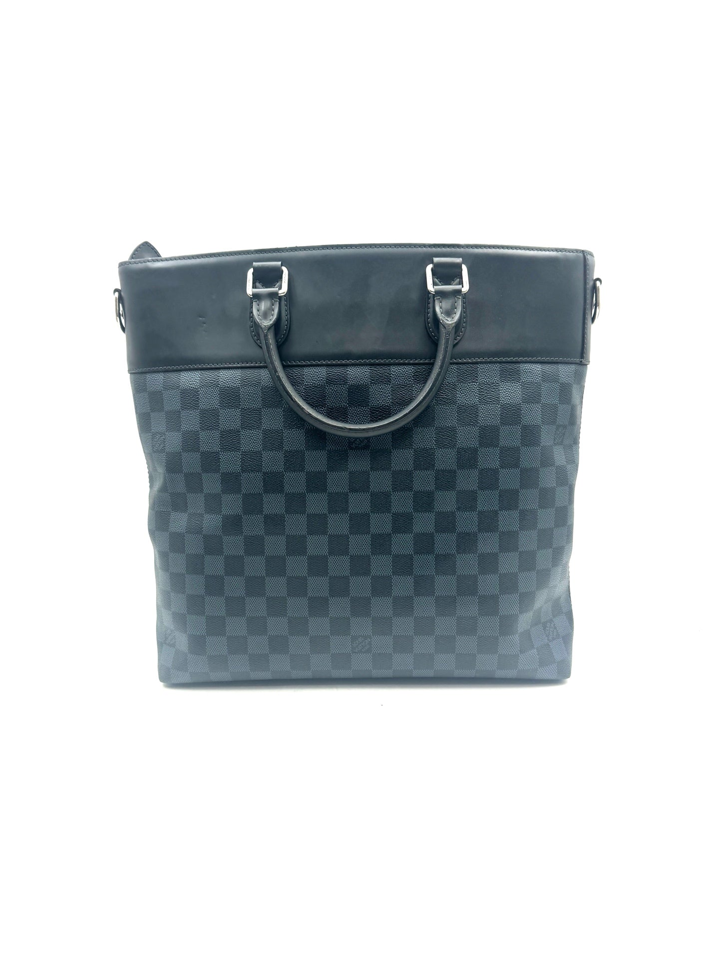Louis Vuitton - Porte-Documents Vertical - Damier Graphite canvas with leather trim - Blue - (Large)