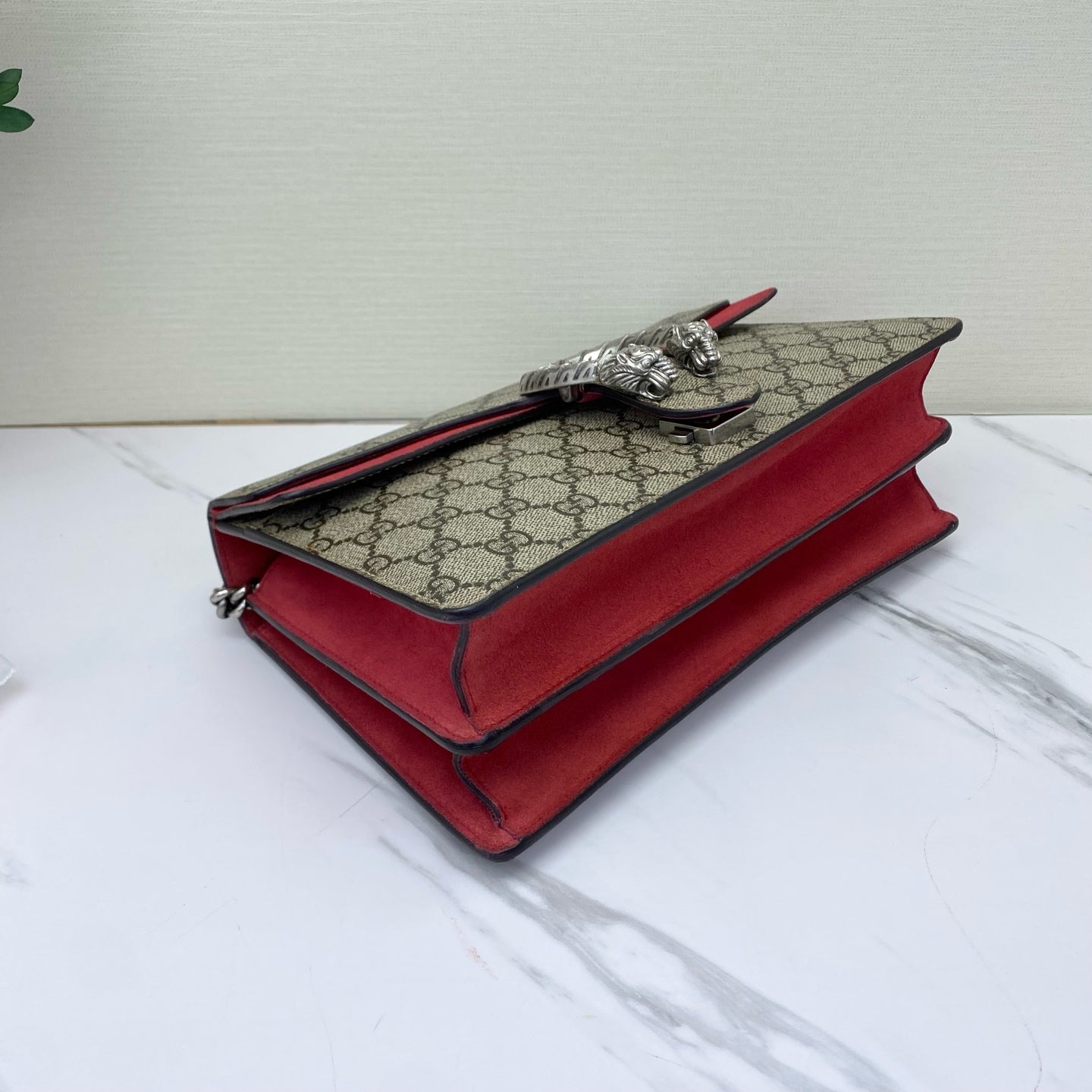 Gucci - Dionysus - GG Supreme canvas and Suede - Beige and Red - (Medium)
