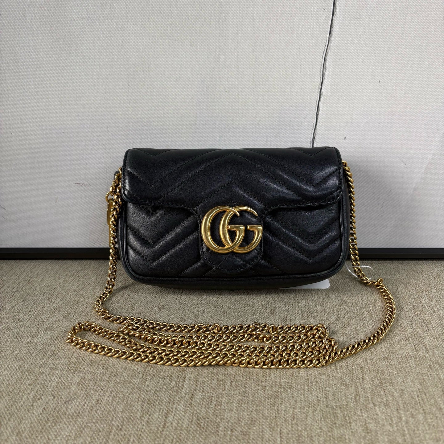 Gucci - Mini Marmont - Leather - Black - (mini)