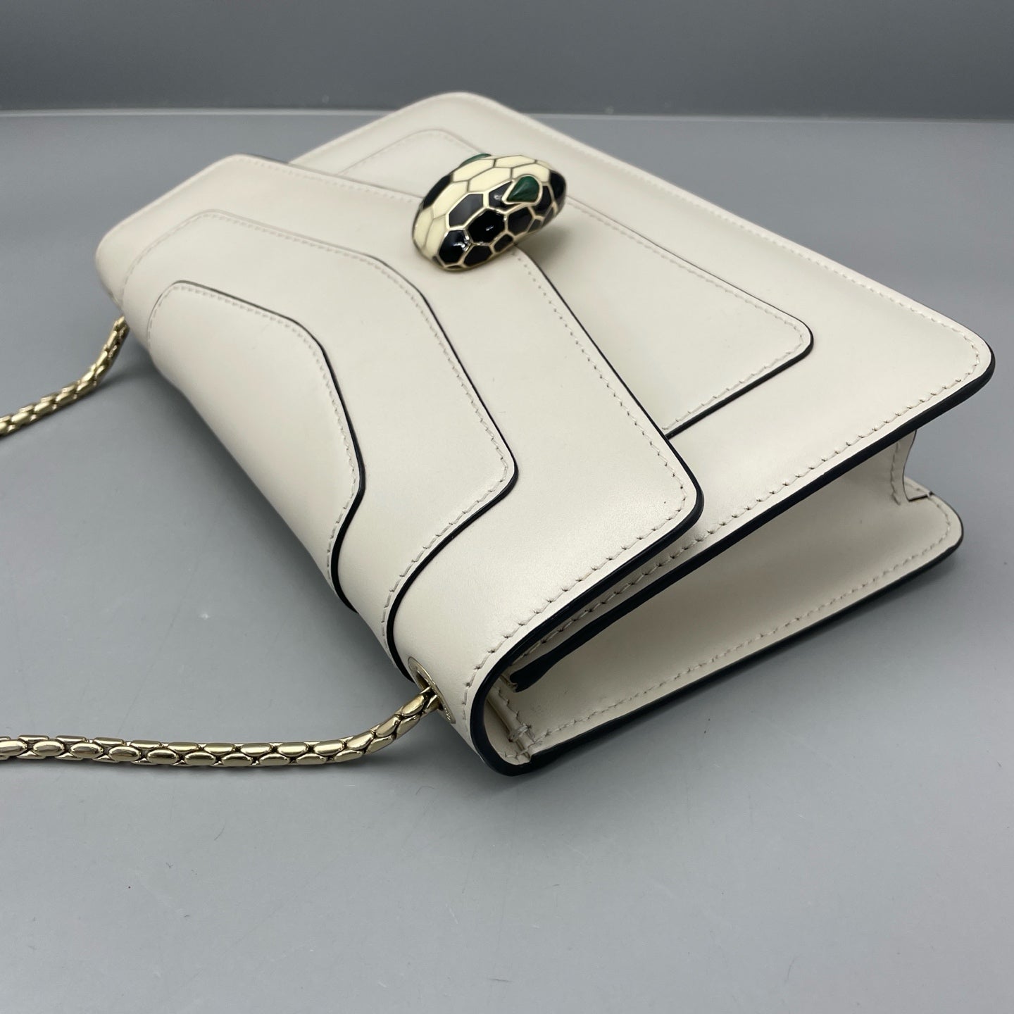 Bvlgari - Serpenti Forever - Leather - White - (small)