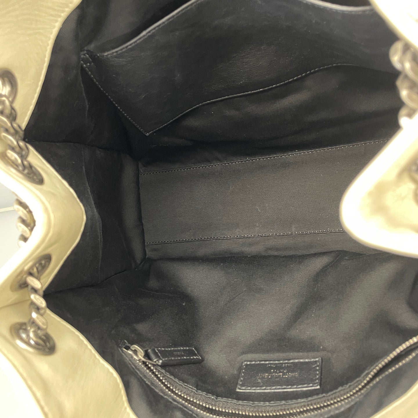 Saint Laurent - Niki Small Tote Bag - Leather - White - (Small)