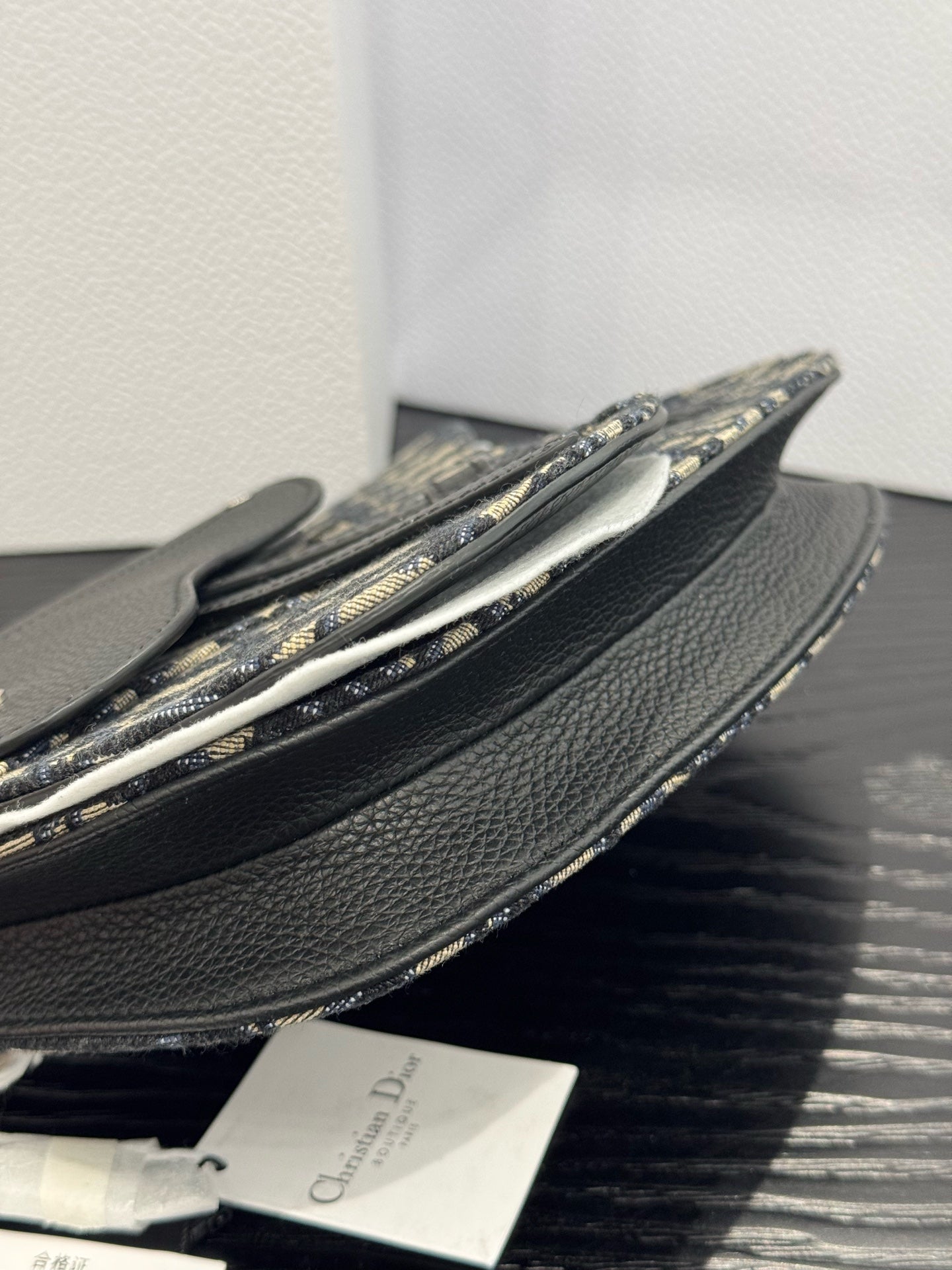 Dior - Saddle Belt Pouch - Dior Oblique jacquard canvas and grained calfskin leather - Multicolour - (small)