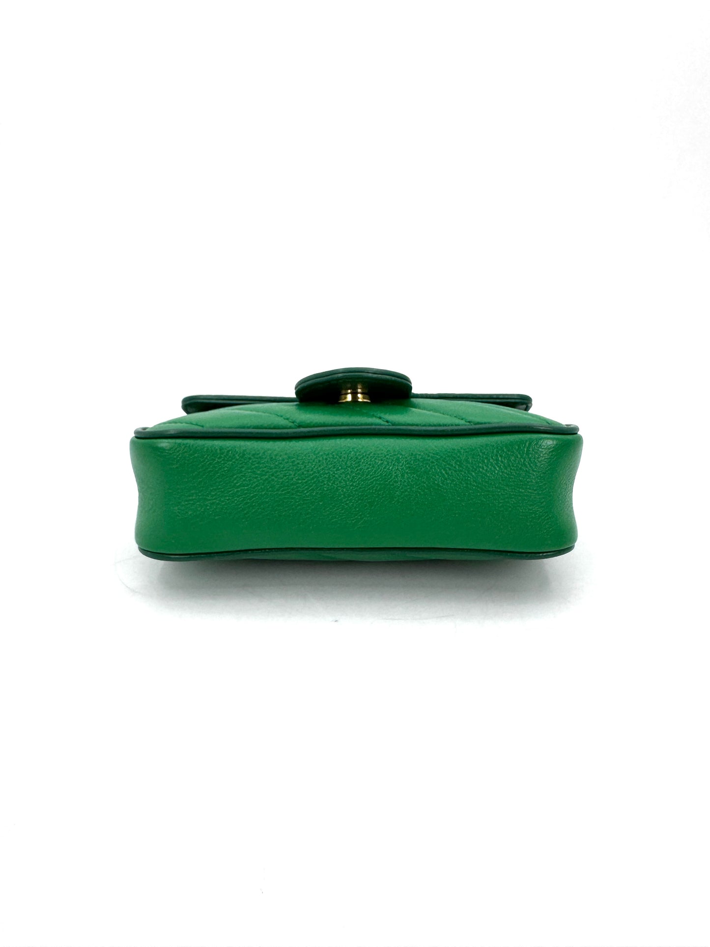 Gucci - GG Marmont Super Mini - Quilted leather - Green - (mini)