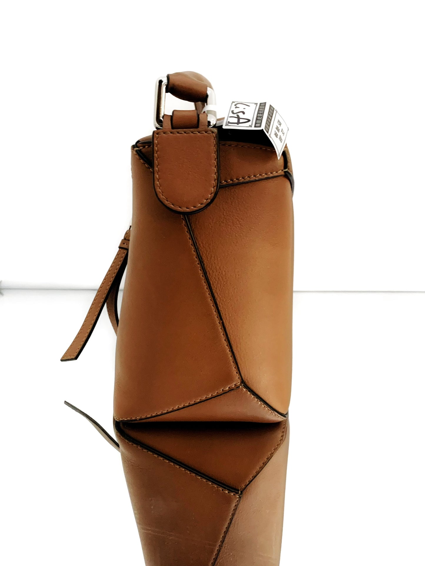 Loewe - Puzzle Edge Small Bag - Calfskin leather - Brown - (small)