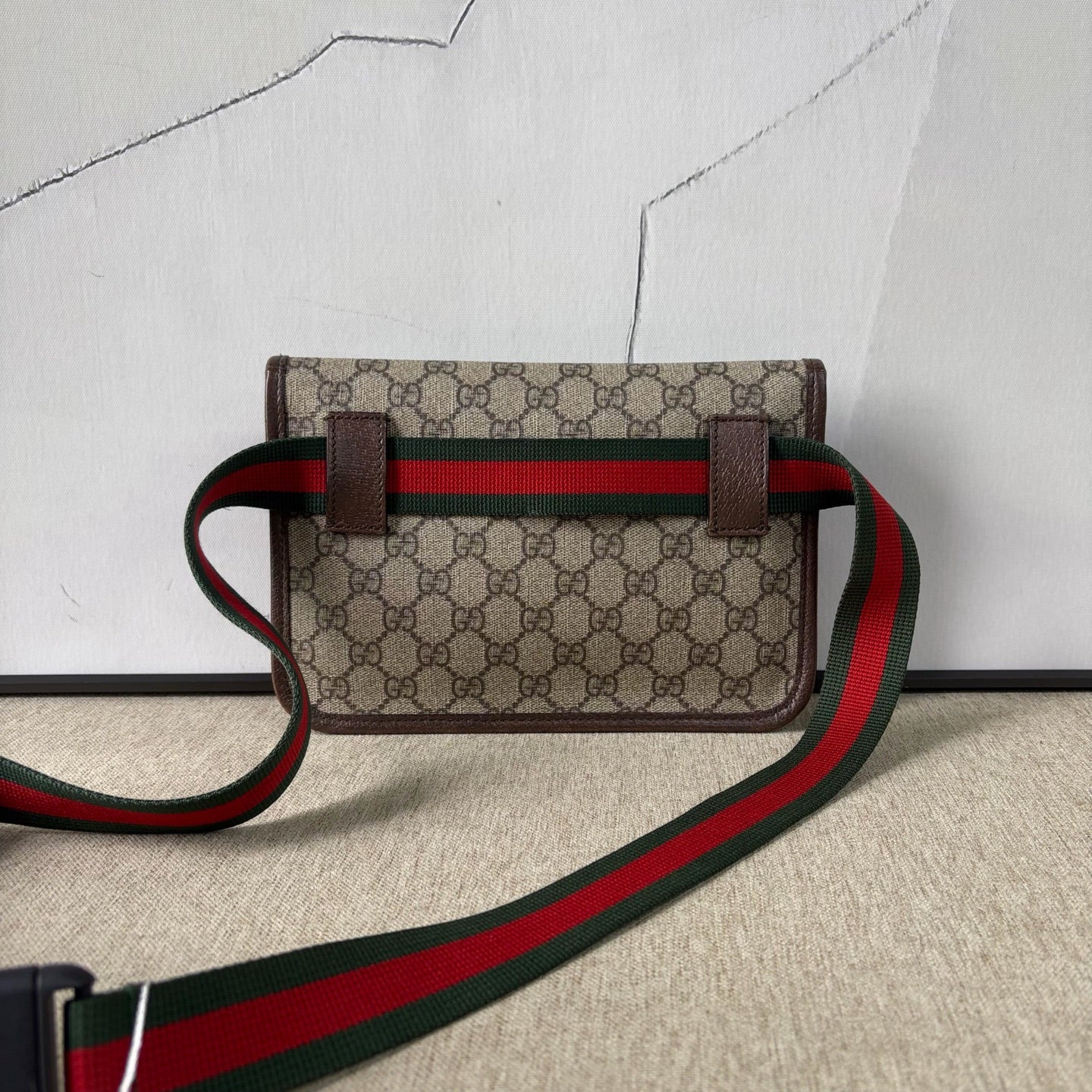 Gucci - Neo Vintage GG Supreme Tiger Head Belt Bag - Coated canvas with leather trim - Beige - (Small)