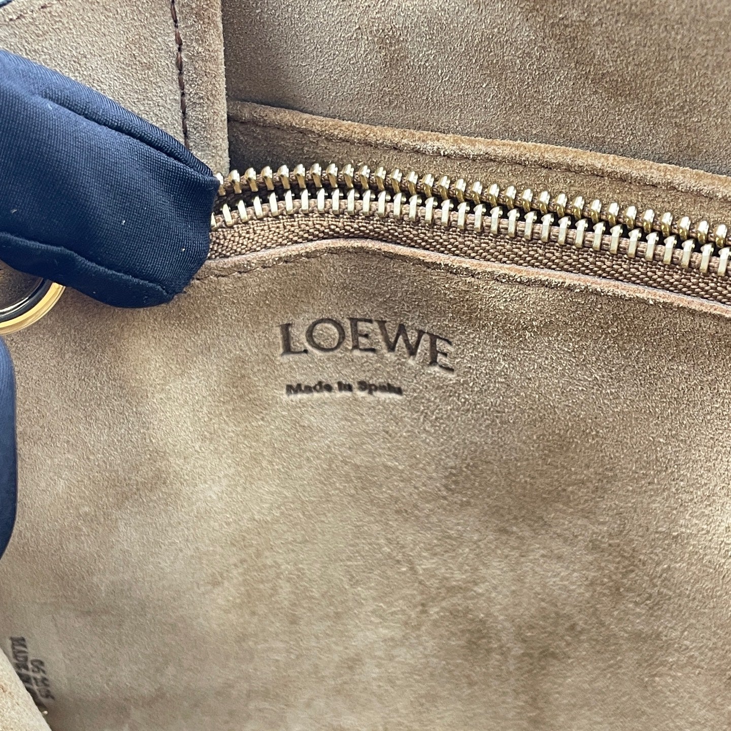 Loewe - Gate Top Handle Bag - Grained calfskin leather - Camel - (Medium)