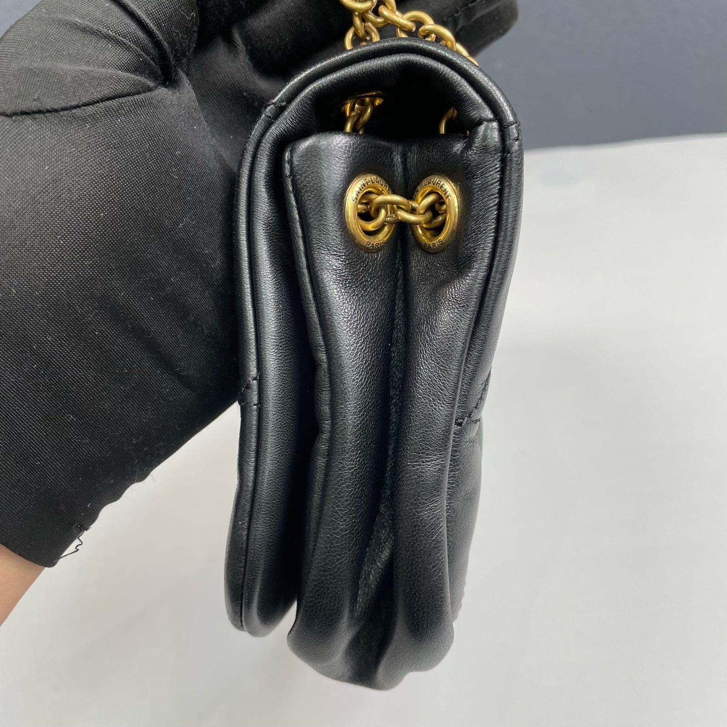 Saint Laurent - Jamie Chain Bag - Leather - Black - (Mini)