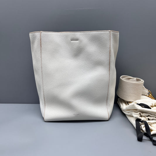 Celine - Bucket Bag - Leather - White - (Small)