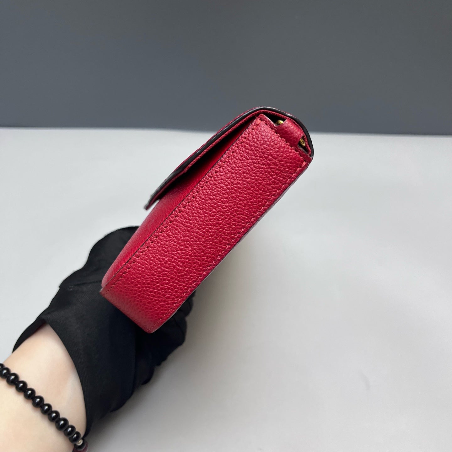 Louis Vuitton - Félicie Pochette - Monogram Empreinte leather - Red - (mini)