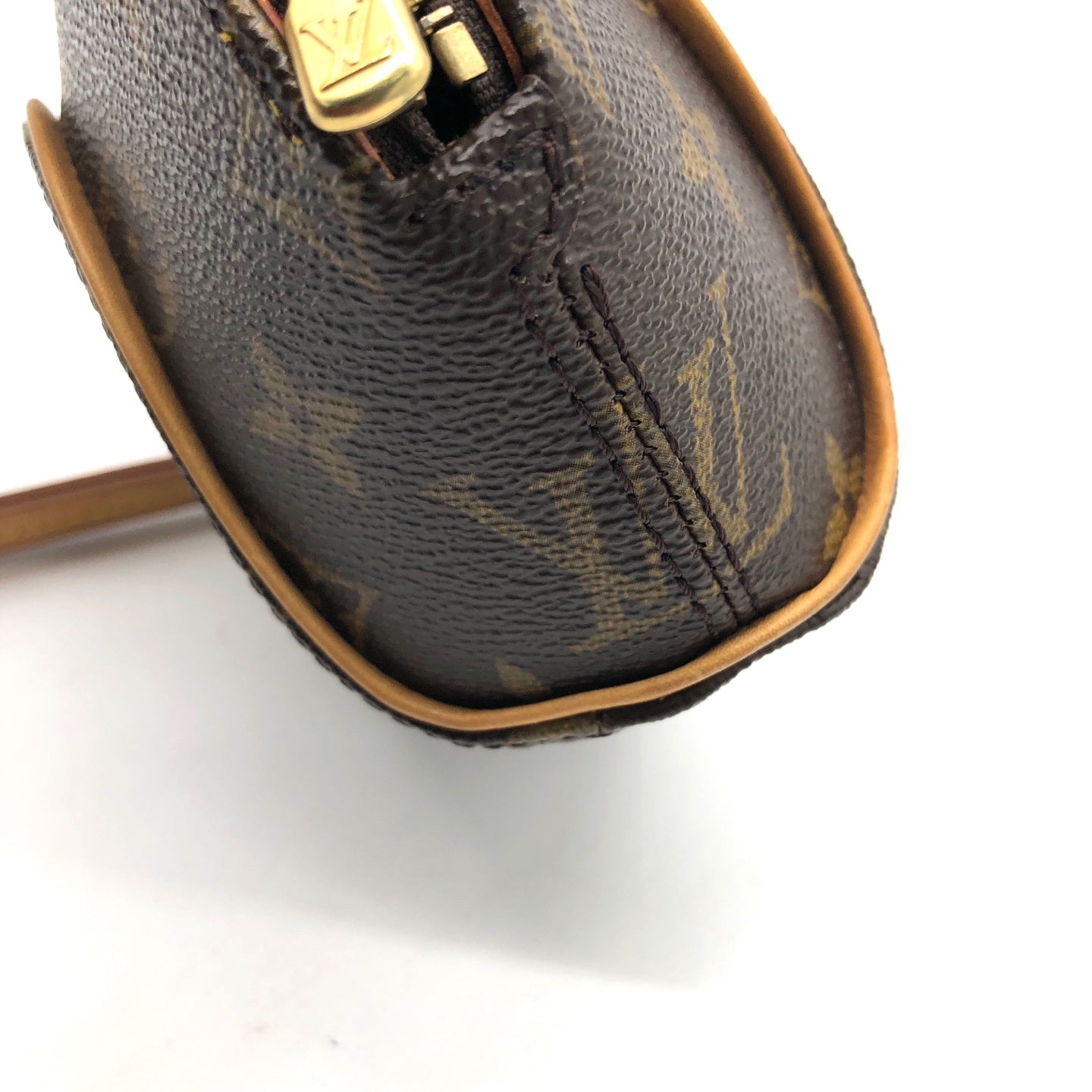 Louis Vuitton - Ellipse Mini Clutch - Monogram coated canvas with Vachetta leather trim - Brown - (mini)