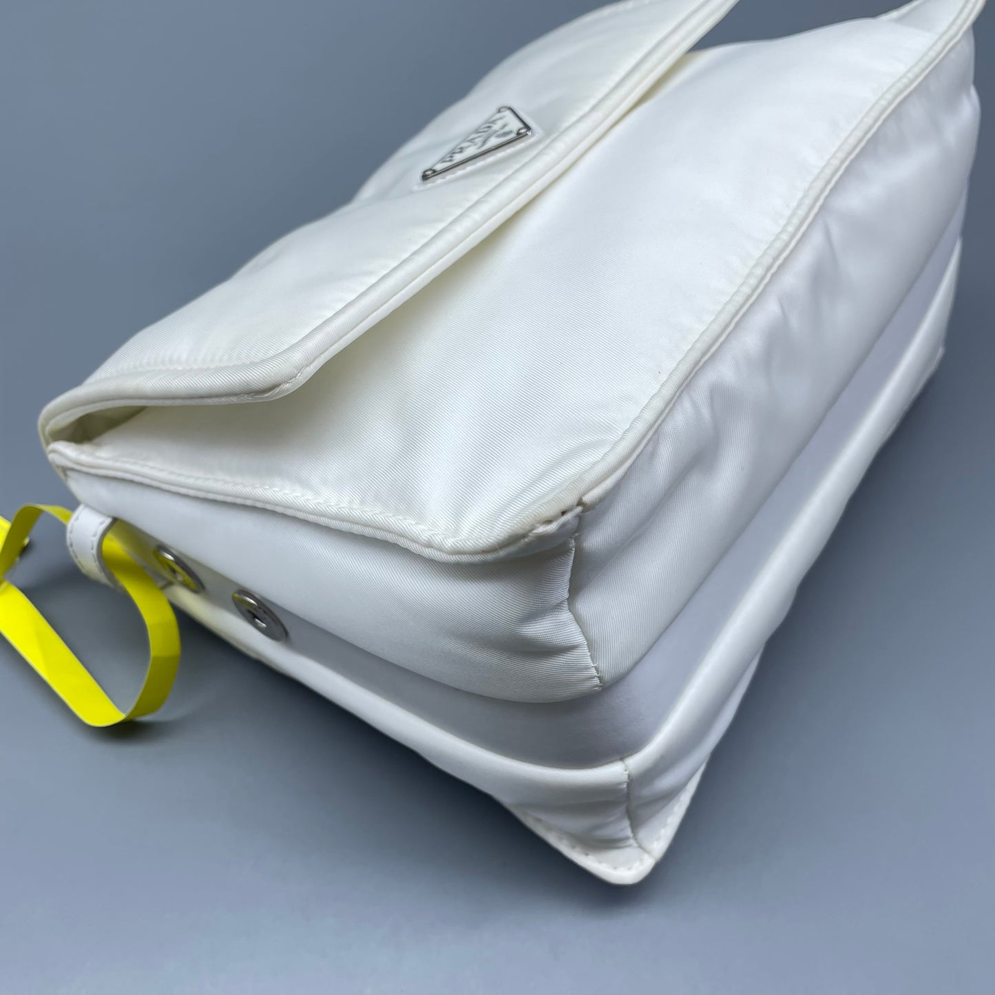 Prada - Cini Messenger Bag - Polyamide - White - (small)
