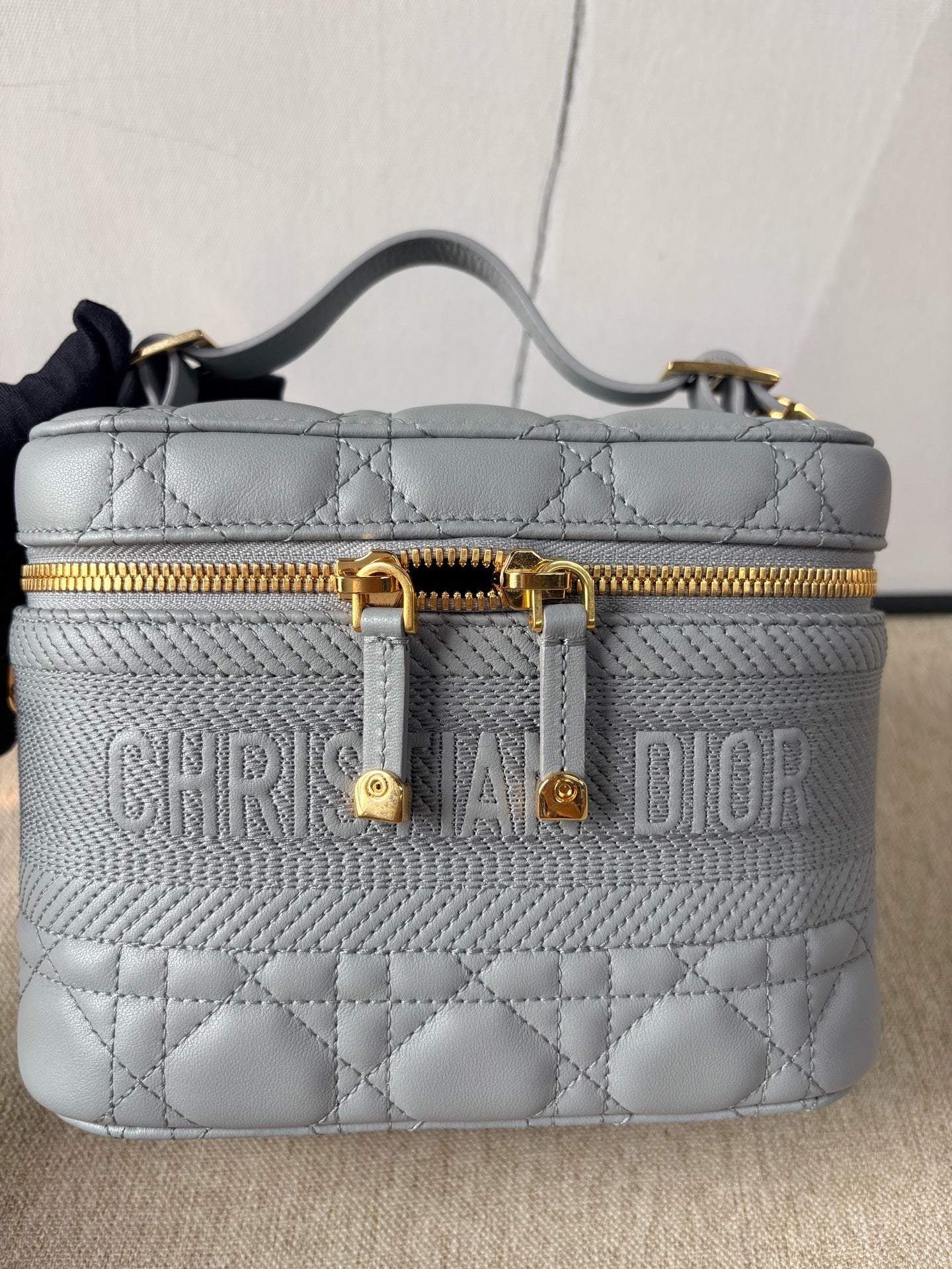 Dior - Travel Vanity Case Small - Lambskin leather - Blue - (Small)
