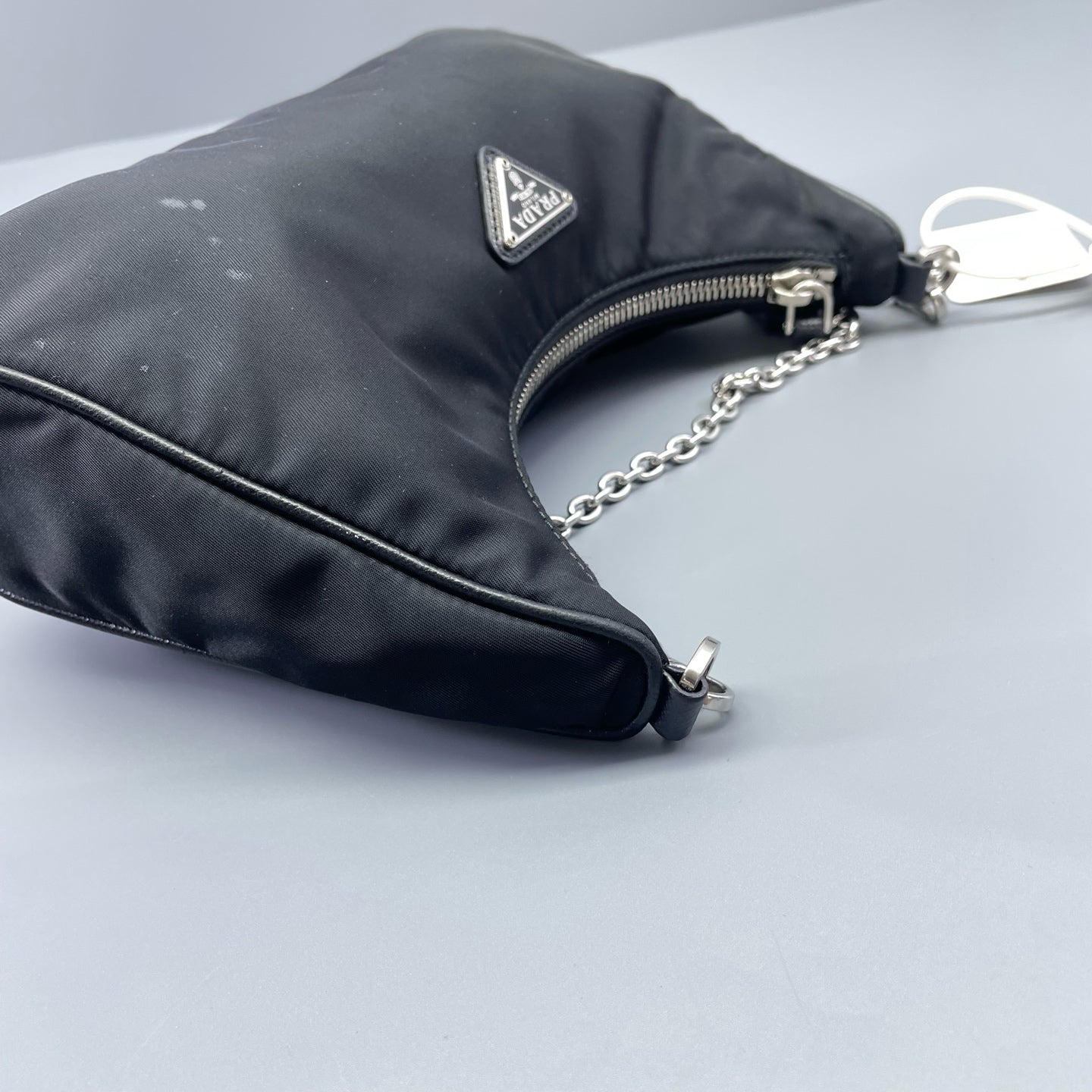 Prada - Re-Edition 2005 Shoulder Bag - Recycled nylon - Black with Silver-tone Hardware - (medium)